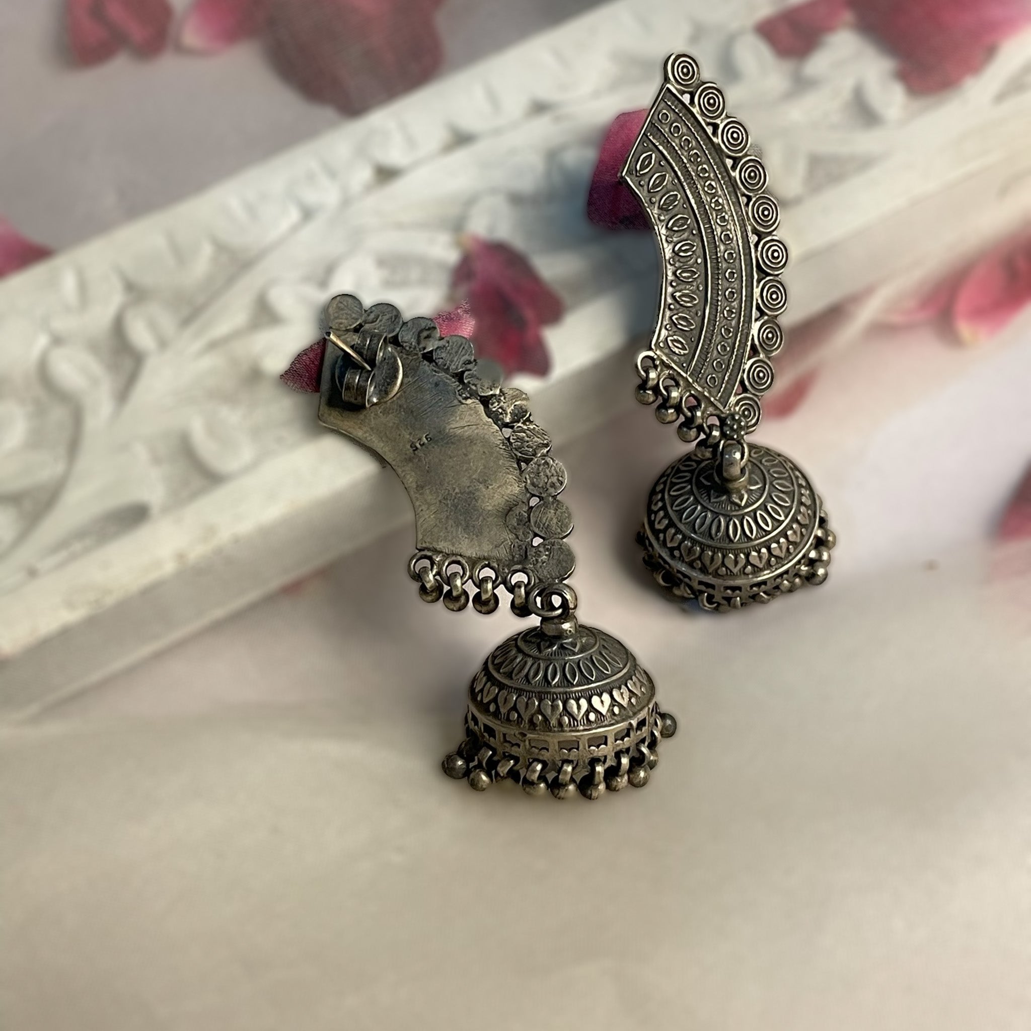 Rajasthani Double Jhumka Earrings – Cosmic Norbu